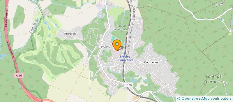 localisation de l'entreprise MONSIEUR JEAN LENGLET  PRESLES