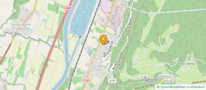 localisation de l'entreprise MONSIEUR JEAN-LEON EYMIN PETOT TOURTOLLET  THEYS