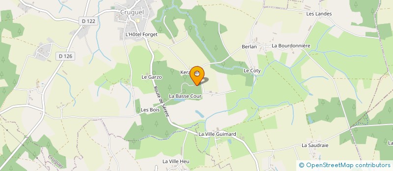 localisation de l'entreprise MONSIEUR JEAN-LEON MAILLET  CRUGUEL