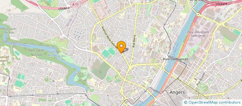 localisation de l'entreprise MONSIEUR JEAN LEONARD à ANGERS
