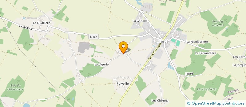 localisation de l'entreprise MONSIEUR JEAN LEONARDUZZI  TERCE