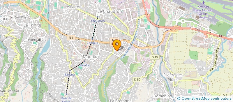 localisation de l'entreprise MONSIEUR JEAN LEONG KAM PO à SAINT-DENIS