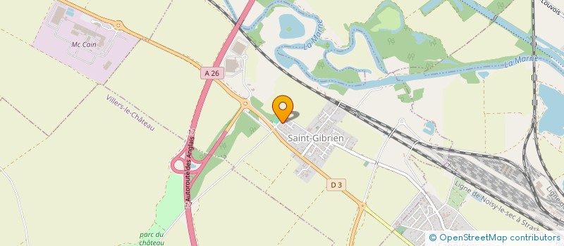 localisation de l'entreprise MONSIEUR JEAN LEOPOLD HENRY  SAINT-GIBRIEN