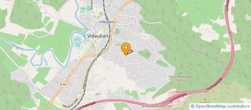 localisation de l'entreprise MONSIEUR JEAN LEPAGE  VIDAUBAN