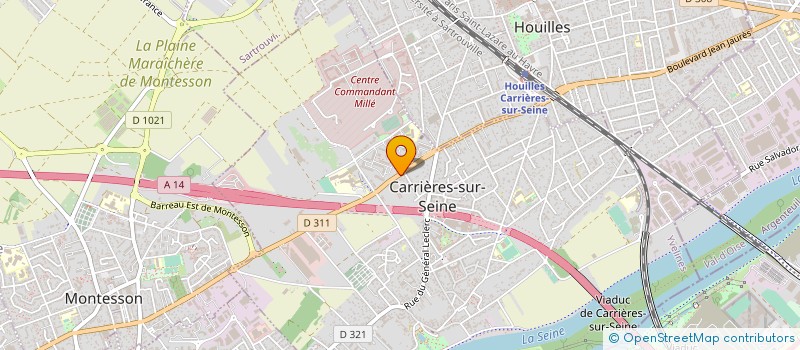 localisation de l'entreprise MONSIEUR JEAN LEPAON à CARRIERES-SUR-SEINE