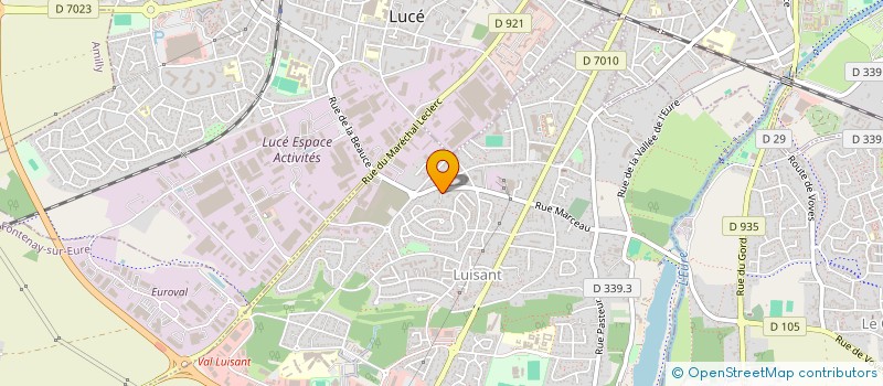 localisation de l'entreprise MONSIEUR JEAN LEPINE à LUISANT