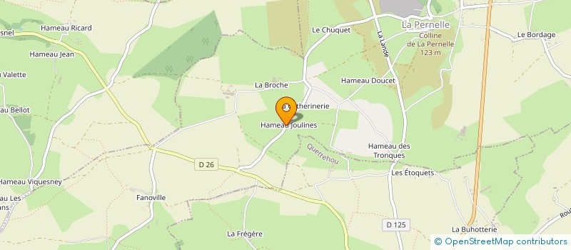 localisation de l'entreprise MONSIEUR JEAN LEPOITTEVIN à LA PERNELLE