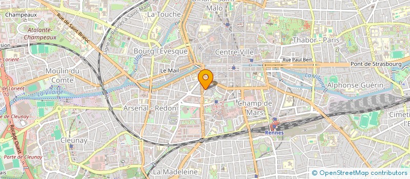 localisation de l'entreprise MONSIEUR JEAN LEPORT  RENNES