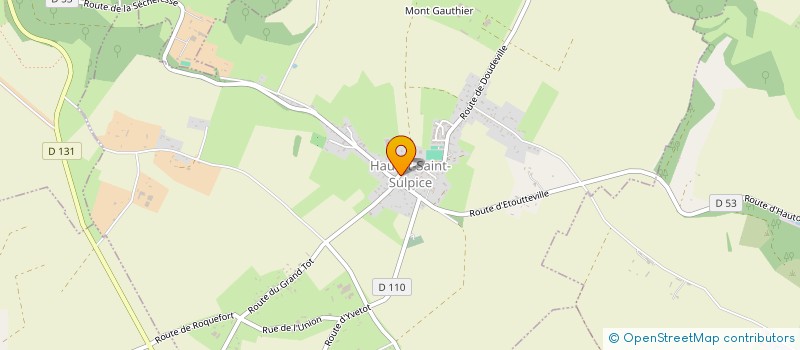 localisation de l'entreprise MONSIEUR JEAN LEPREVOST  HAUTOT-SAINT-SULPICE