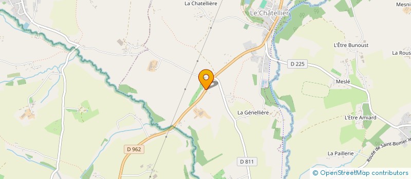 localisation de l'entreprise MONSIEUR JEAN LEPRINCE à LE CHATELLIER