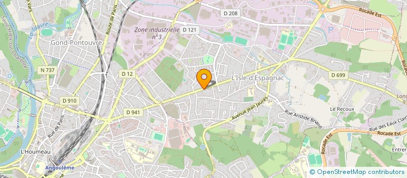 localisation de l'entreprise MONSIEUR JEAN LERIN à L'ISLE-D'ESPAGNAC