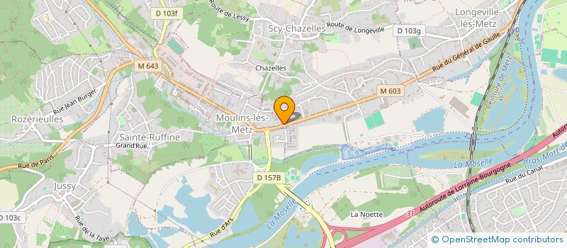 localisation de l'entreprise MONSIEUR JEAN LEROND  SCY-CHAZELLES