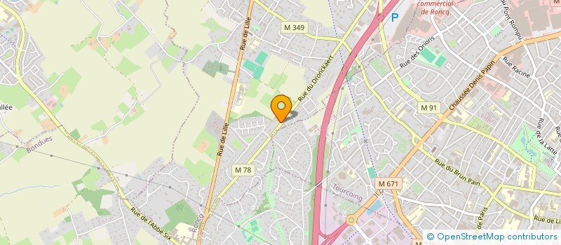 localisation de l'entreprise MONSIEUR JEAN LEROUGE à RONCQ