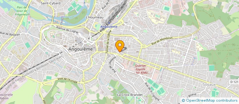 localisation de l'entreprise MONSIEUR JEAN LEROUX à ANGOULEME