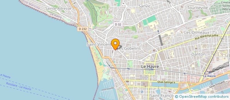 localisation de l'entreprise MONSIEUR JEAN LEROUX à LE HAVRE