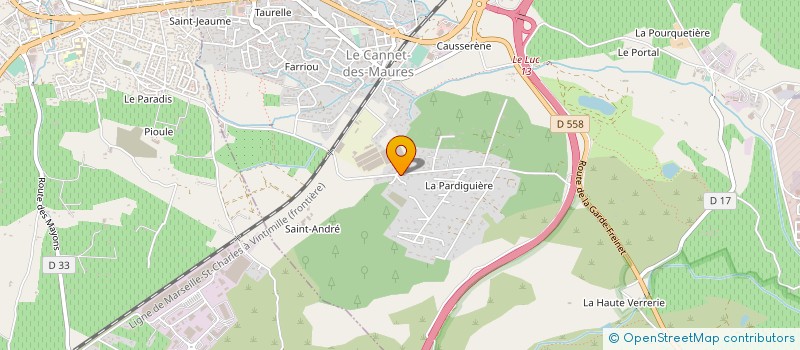 localisation de l'entreprise MONSIEUR JEAN LEROY à LE CANNET-DES-MAURES