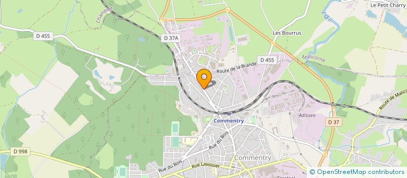 localisation de l'entreprise MONSIEUR JEAN LEROY à COMMENTRY