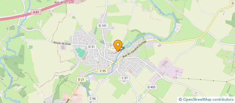 localisation de l'entreprise MONSIEUR JEAN LEROY  LOUE