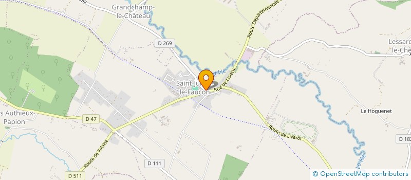 localisation de l'entreprise MONSIEUR JEAN LEROY  LISORES