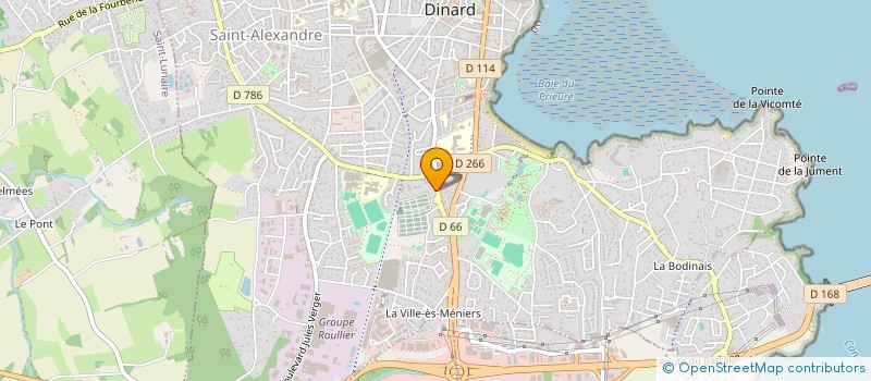localisation de l'entreprise MONSIEUR JEAN LEROY  DINARD