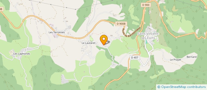 localisation de l'entreprise MONSIEUR JEAN LEROY  UBAYE-SERRE-PONCON