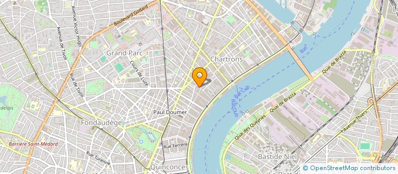 localisation de l'entreprise MONSIEUR JEAN LESAGE à BORDEAUX