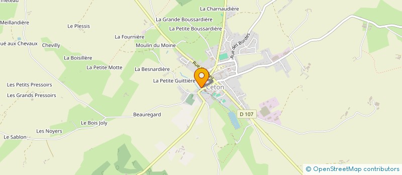 localisation de l'entreprise MONSIEUR JEAN LESAGE à CETON