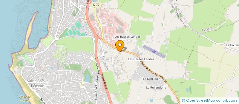 localisation de l'entreprise MONSIEUR JEAN LESAGE à SAINT BREVIN LES PINS