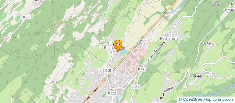 localisation de l'entreprise MONSIEUR JEAN LESAGE  LA CROIX-DE-LA-ROCHETTE