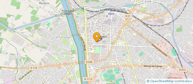 localisation de l'entreprise MONSIEUR JEAN LESBORDES  AGEN