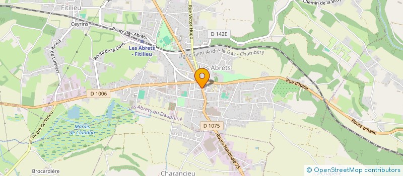 localisation de l'entreprise MONSIEUR JEAN LESCOUET à LES ABRETS-EN-DAUPHINE