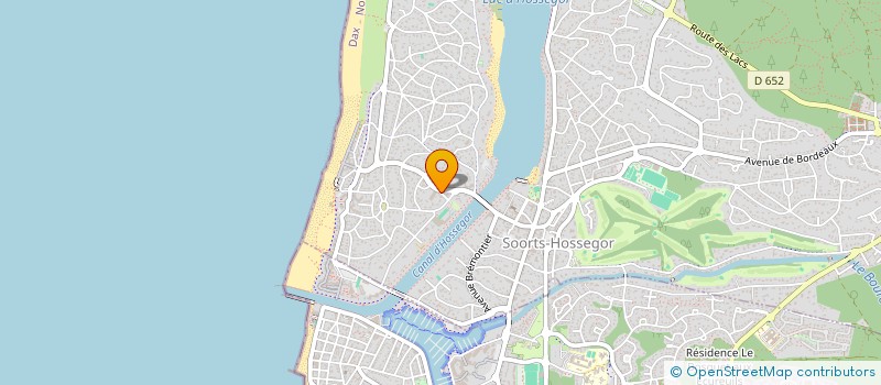 localisation de l'entreprise MONSIEUR JEAN LESCOULIE  SOORTS-HOSSEGOR