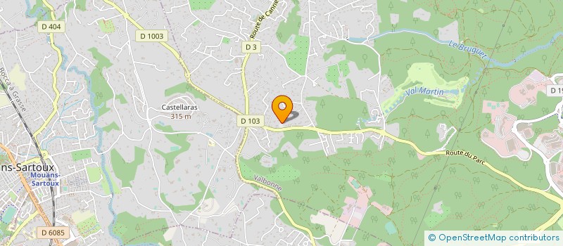 localisation de l'entreprise MONSIEUR JEAN LESEIGNEUR  VALBONNE