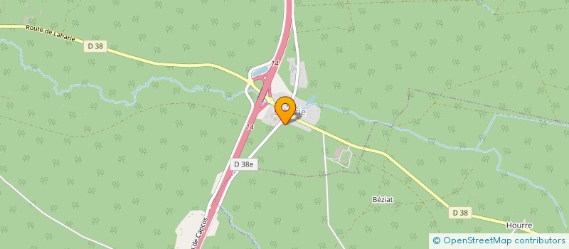 localisation de l'entreprise MONSIEUR JEAN LESQUERPIT  ARENGOSSE