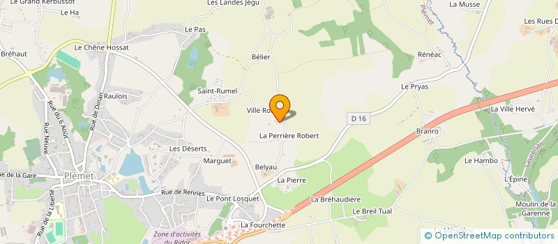 localisation de l'entreprise MONSIEUR JEAN LESTOUX à PLEMET