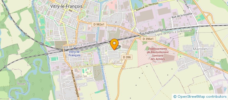 localisation de l'entreprise MONSIEUR JEAN LESTREHAN  VITRY-LE-FRANCOIS