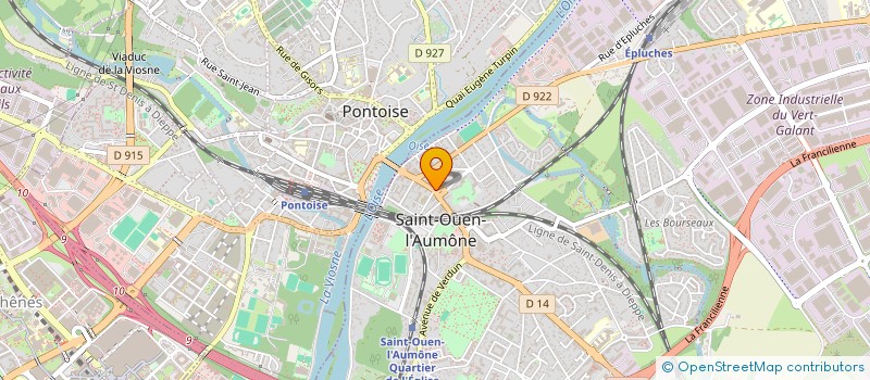 localisation de l'entreprise MONSIEUR JEAN LETU  SAINT-OUEN-L'AUMONE
