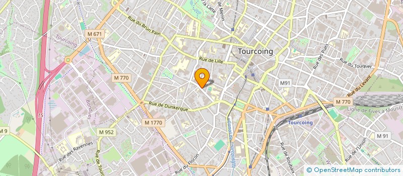 localisation de l'entreprise MONSIEUR JEAN LETURGIE  TOURCOING