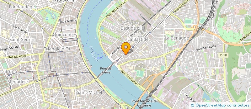 localisation de l'entreprise MONSIEUR JEAN LEUDE à BORDEAUX