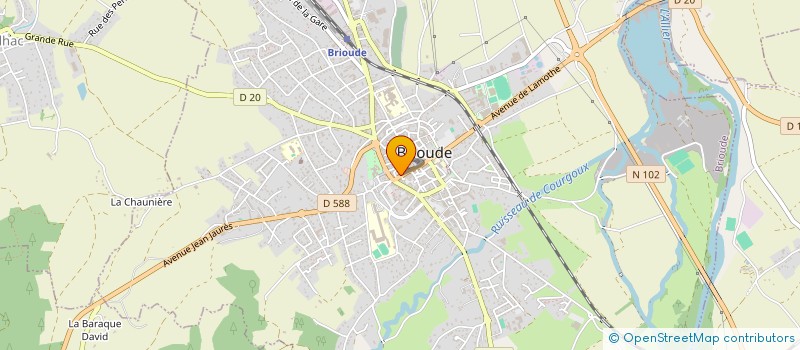 localisation de l'entreprise MONSIEUR JEAN LEVADOUX à BRIOUDE
