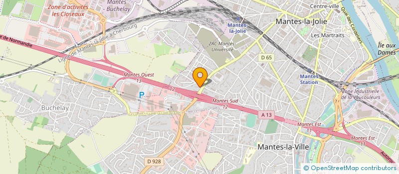 localisation de l'entreprise MONSIEUR JEAN LEVASSEUR  MANTES-LA-VILLE