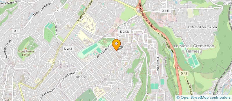 localisation de l'entreprise MONSIEUR JEAN LEVASSEUR  BIHOREL