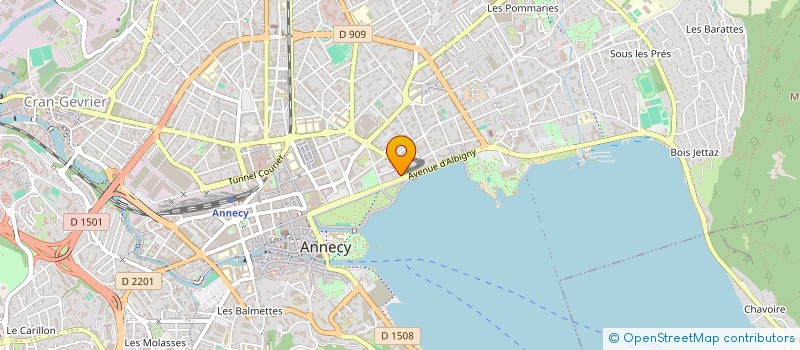 localisation de l'entreprise MONSIEUR JEAN LEVEAU à ANNECY