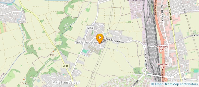 localisation de l'entreprise MONSIEUR JEAN LEVEL  NIEDERHAUSBERGEN