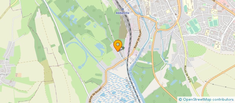 localisation de l'entreprise MONSIEUR JEAN LEVEQUE  ABBEVILLE