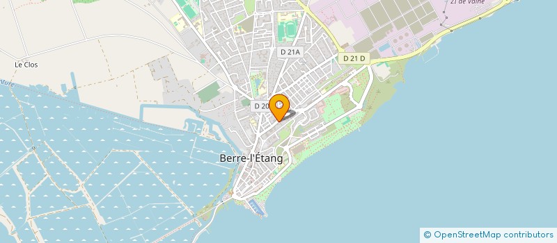 localisation de l'entreprise MONSIEUR JEAN LEVERRIER à BERRE-L'ETANG