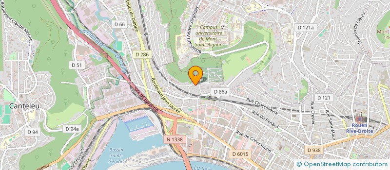 localisation de l'entreprise MONSIEUR JEAN LEVRAULT  ROUEN