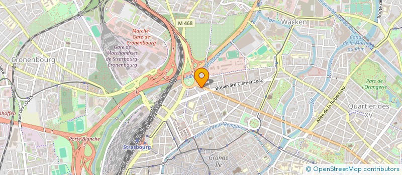 localisation de l'entreprise MONSIEUR JEAN LEVY à STRASBOURG