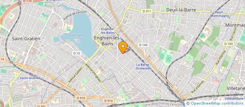 localisation de l'entreprise MONSIEUR JEAN LEVY  ENGHIEN-LES-BAINS