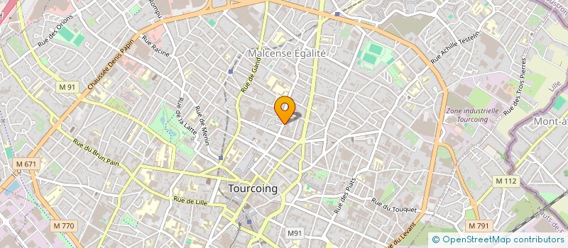 localisation de l'entreprise MONSIEUR JEAN LEVY  TOURCOING